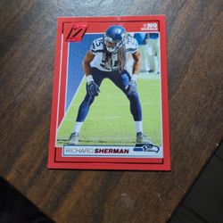 RICHARD SHERMAN FOOTBALL CARD.
