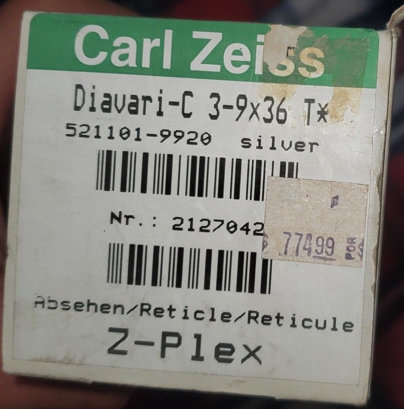 Carl Zeiss Diavari-C 3-9×36 *T Silver