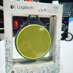 Brand New In Box Logitech X100 Waterproof Bluetooth Wireless Speaker