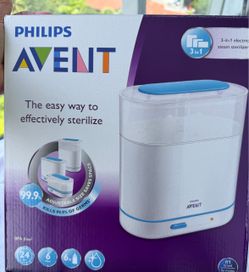 Philips Avent 3-in-1 Electric Steam Sterilizer – New Never Used