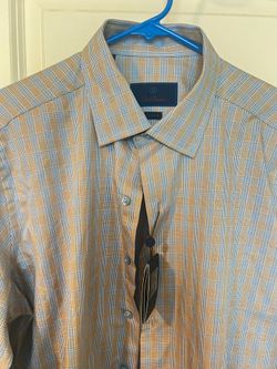 David Donahue  Dress Shirt For Men’s Size L