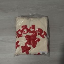 Red N Crème Colored Sp5der Hoodie 