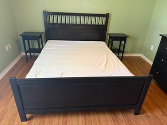 Queen Hemnes IKEA bedroom set plus dressers