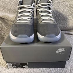 Jordans 11 Cool Grey Size 10