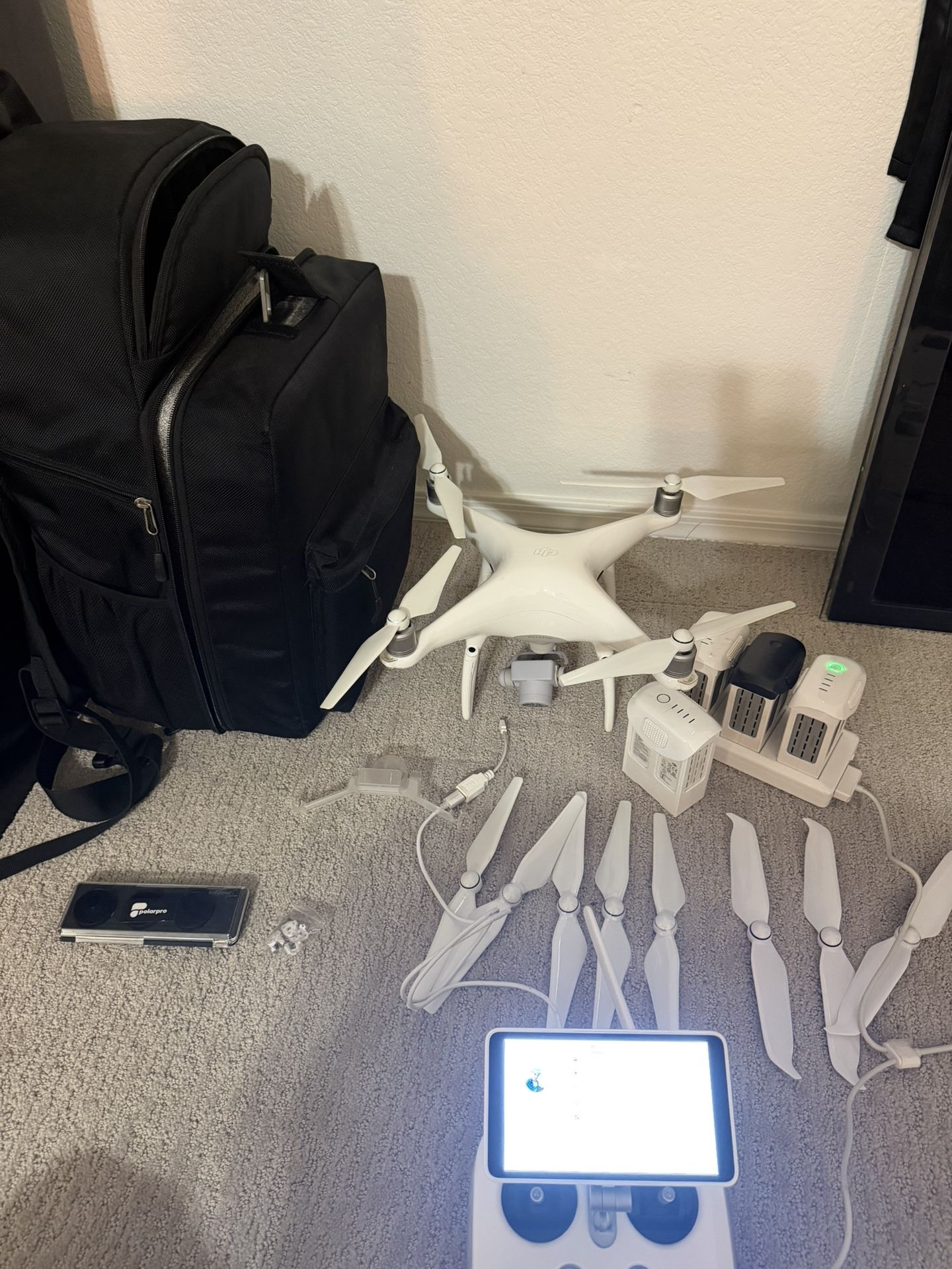 Phantom 4 Pro V2 + With Extra Batteries And Accessories 