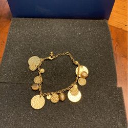 Lia Sophia Gold Coin Bracelet