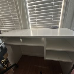 White Office Desk