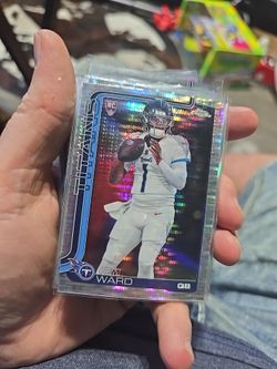 Cam Ward Pulsar refractor rookie card