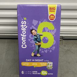 Comfort Size 6 Day Or Night Diapers