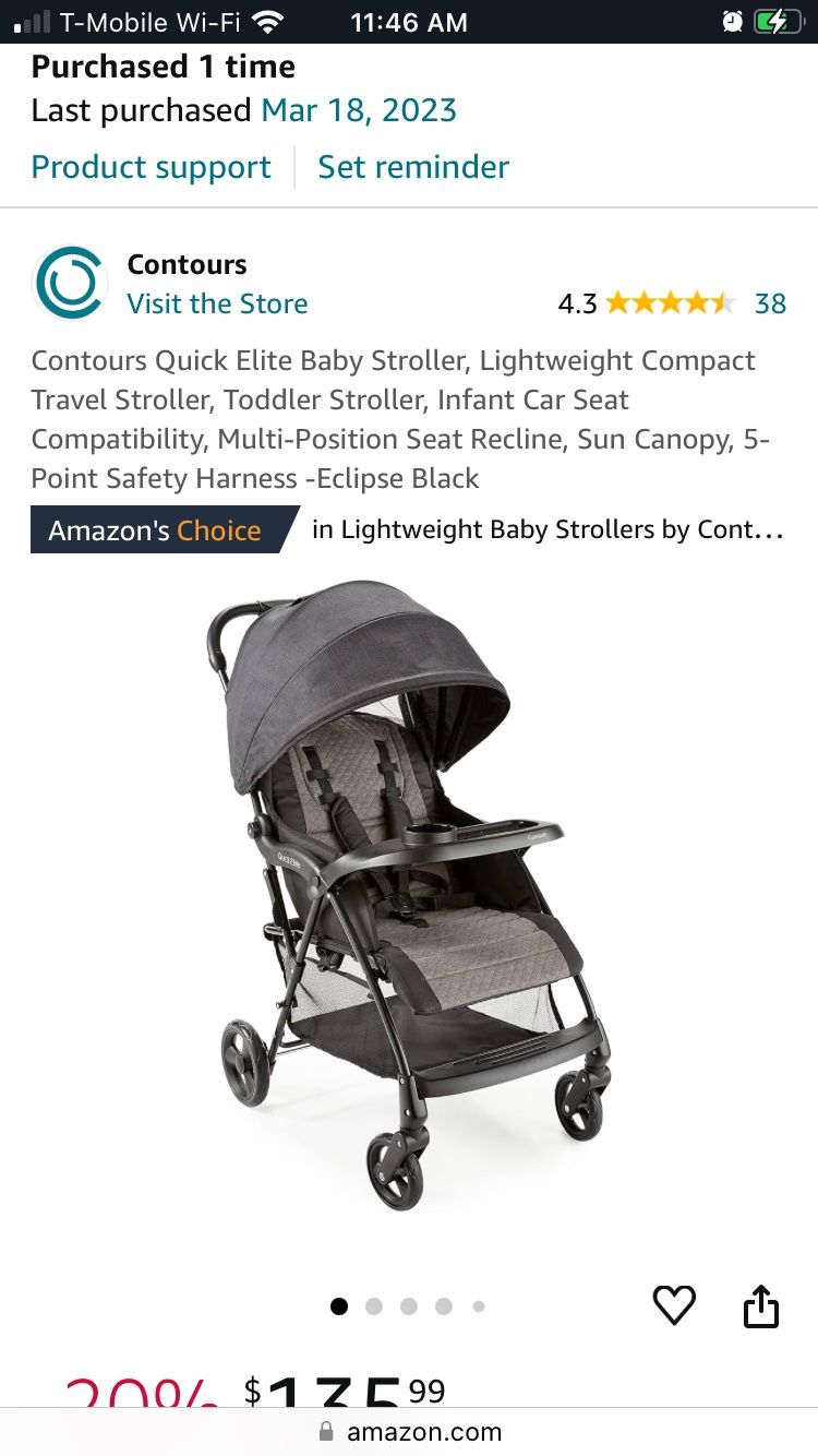 Contours Quick Elite Stroller