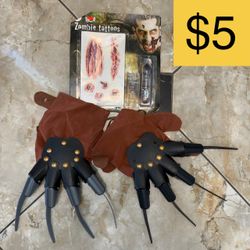 Freddy Krueger Inspired Halloween Costume Bundle (SELLING FOR $5)
