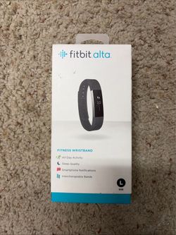 Fitbit Alta Black Wristband Size L Fitness Wristband