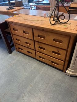 Solid wood dresser (in store)
