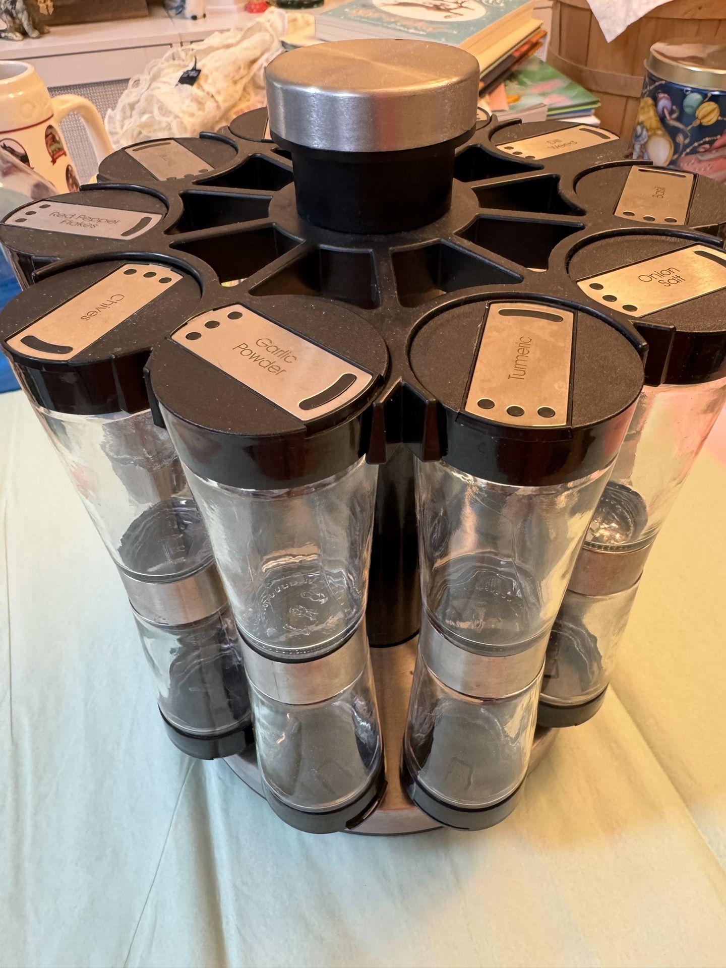 Lazy Susan Spice Rack