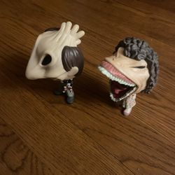 Barbra and adam beetlejuice funko pop 