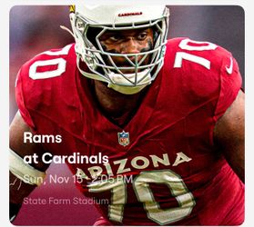 Arizona Cardinals vs Los Angeles Rams