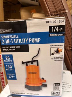 Utility Pump
