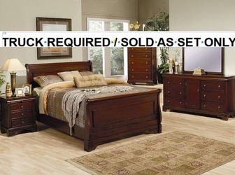 Title: 3-Piece Coaster Queen Bedroom Set (Bed frame, Dresser, End Table) – PRICED TO MOVE!
