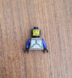 Lego Star Wars Jango Fett Minifigure Head + Torso