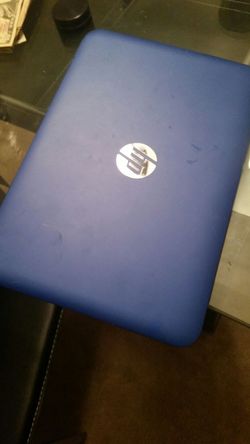 Hp blue laptop