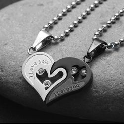 I Love You ❤️ Couple Necklaces 