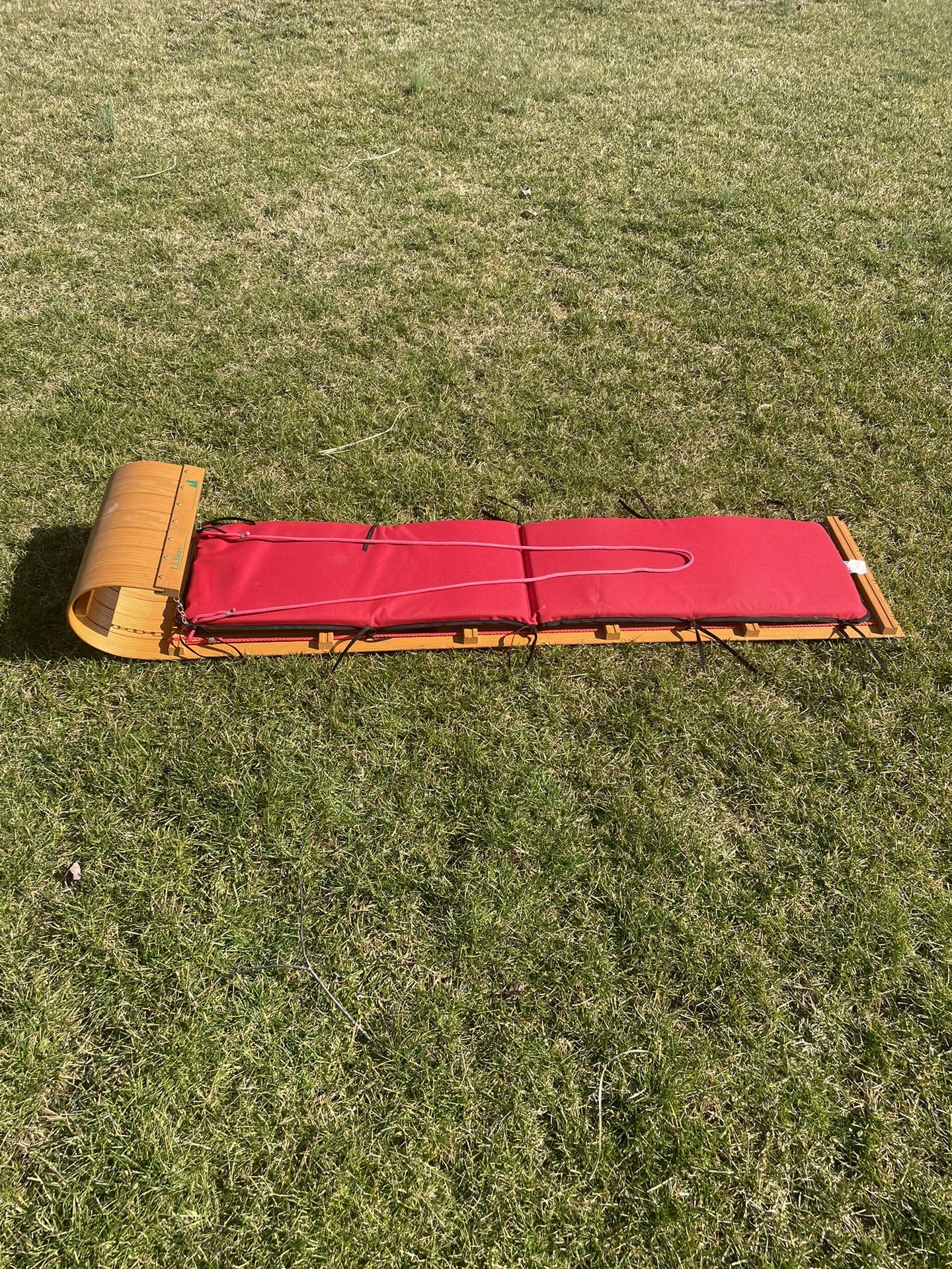 L.L.Bean Toboggan and Cushion Set