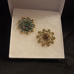 Two Brooches