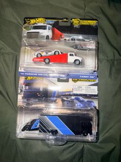 Hot wheels team transport x 2