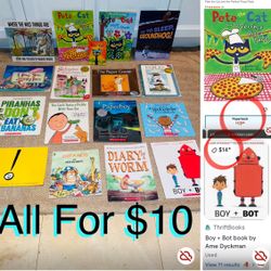 $10 For All Big Bundle of Kids Books 17 Books great to practice reading