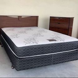 Set Full Size Mattress And Box Spring 