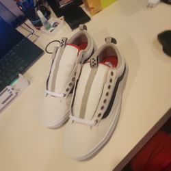 Vans Old Kool-aid 36+ Skate Shoe | White/Black