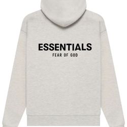 Light Oatmeal Essentials Hoodie