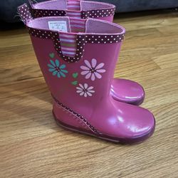 Girl Rain Boots Size 11
