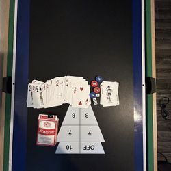 6 In 1 Pool Table Game Board 