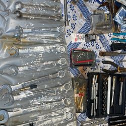 Full Set Of Craftsman Wrenches , Sockets Pliers And More 