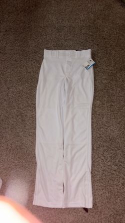 Baseball pants with tags.