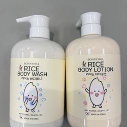 Bonny Hill Rice Body Wash and Body Lotion