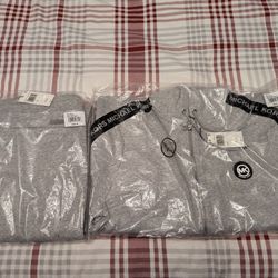 Michael Kors Sweat Suit (Large)-(Light Grey)