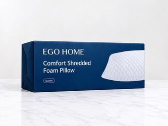 Ego Home Comfort Shredded Foam Pillow Queen