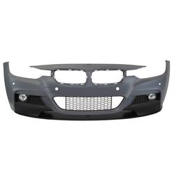 BMW 12-18 F30 Performance Style Front Bumper w/o Washer Cover W/ Fog Lamps