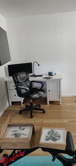 Solid Wood Workspace Desk