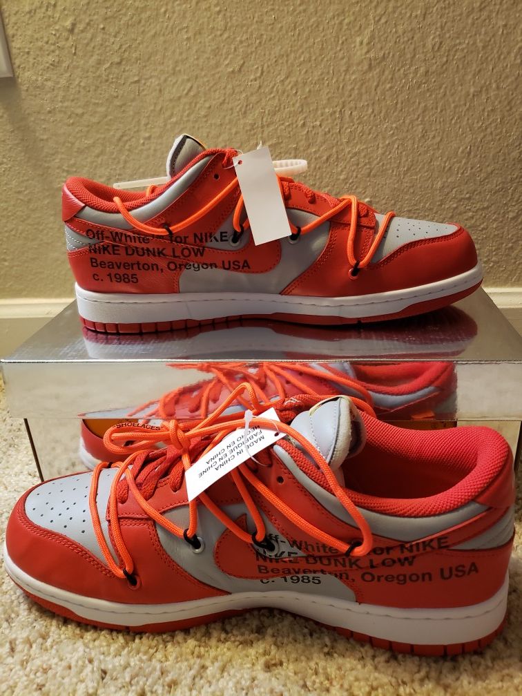 Off White SB Dunk Low 10.5 for Sale in Sacramento, CA - OfferUp
