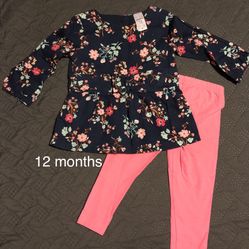 Baby Girl Cloths $12 Set