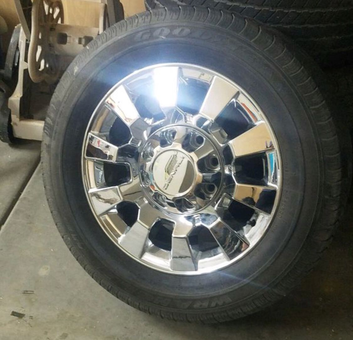 2018 GMC 8 Lug rims and Tires for Sale in Gilbert, AZ OfferUp
