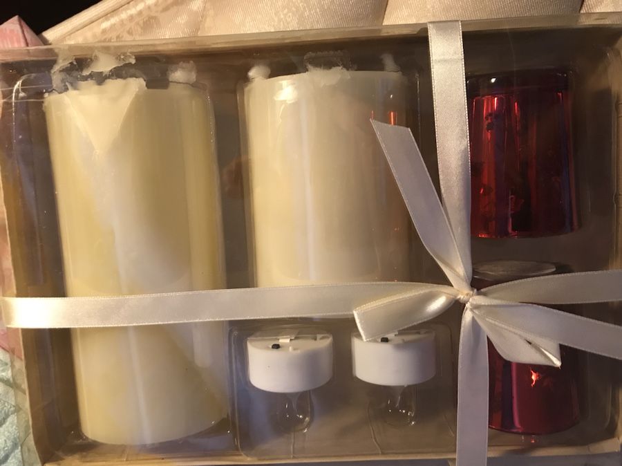 Flameless pillar candles