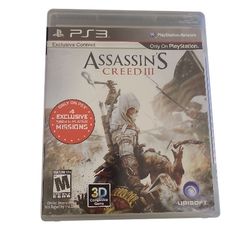 Assassin's Creed III Sony PlayStation 3, 2012, Complete with Manual CIB