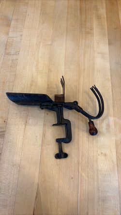 Antique cherry pitter by Goodell Co.
