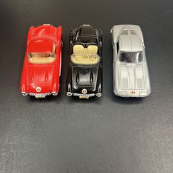 Diecast Chevy Corvettes