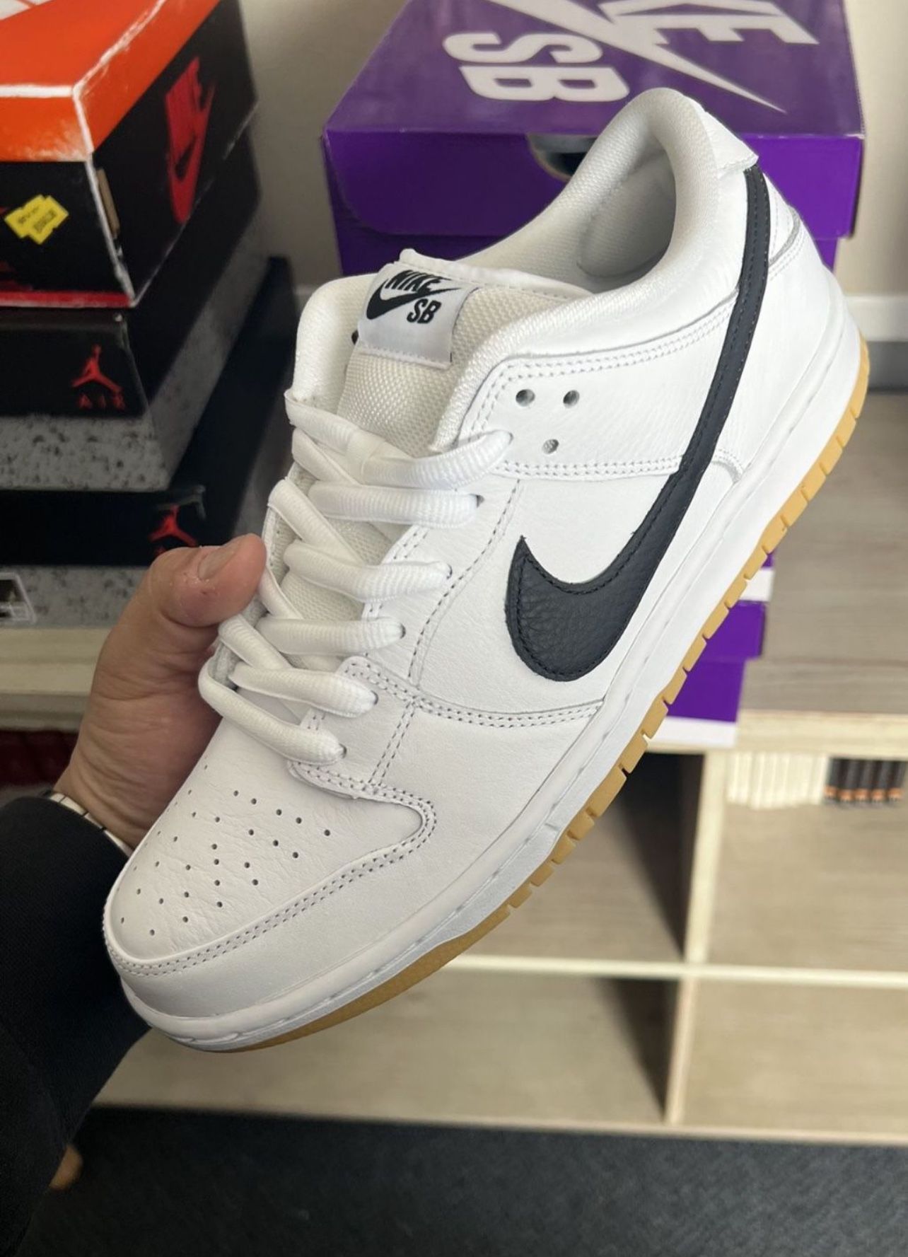 Nike Dunk Low SB White Gum Size Men 12.0