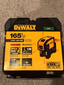 Dewalt 5 Spot Line Laser